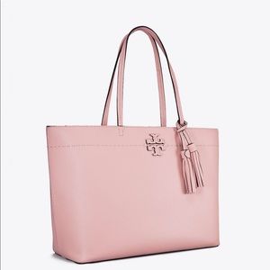tory burch mcgraw tote pink quartz